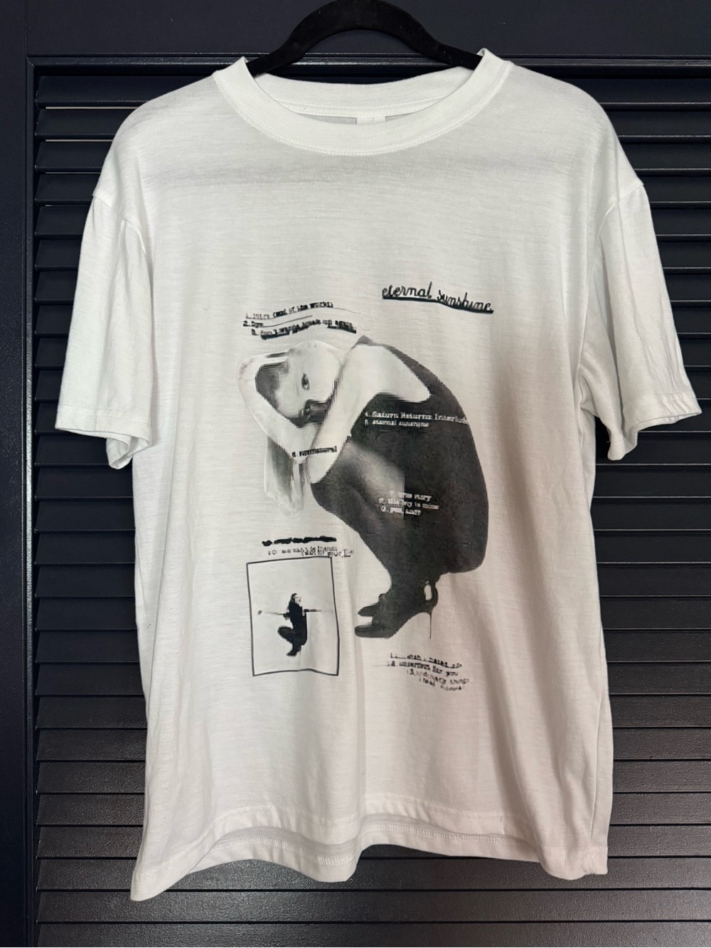 Ariana Grande Eternal Sunshine Black & White Graphic Tee M